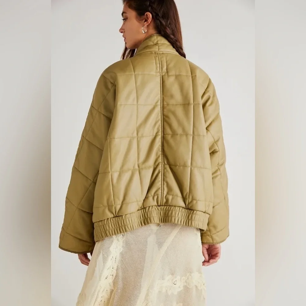 COPY - COPY - Free people Dolman Quilted Vegan Jacket